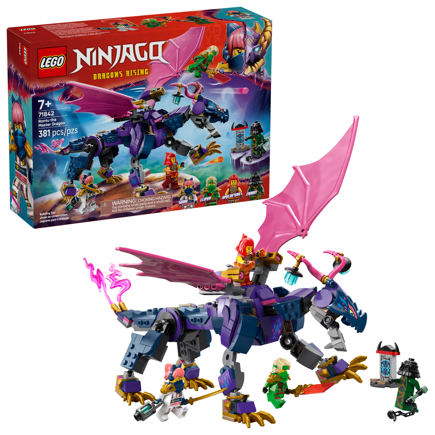Конструктор Lego Ninjago Ронту, повелитель драконів
