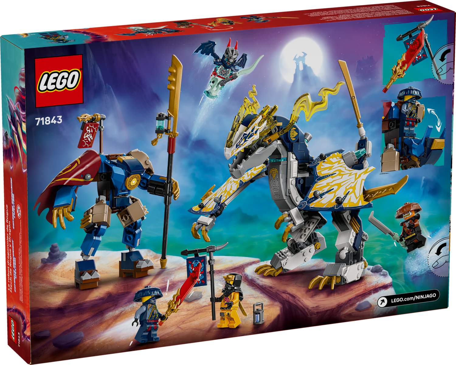 Конструктор Lego Ninjago Розбійник: Робот-вершник на драконі фото №11