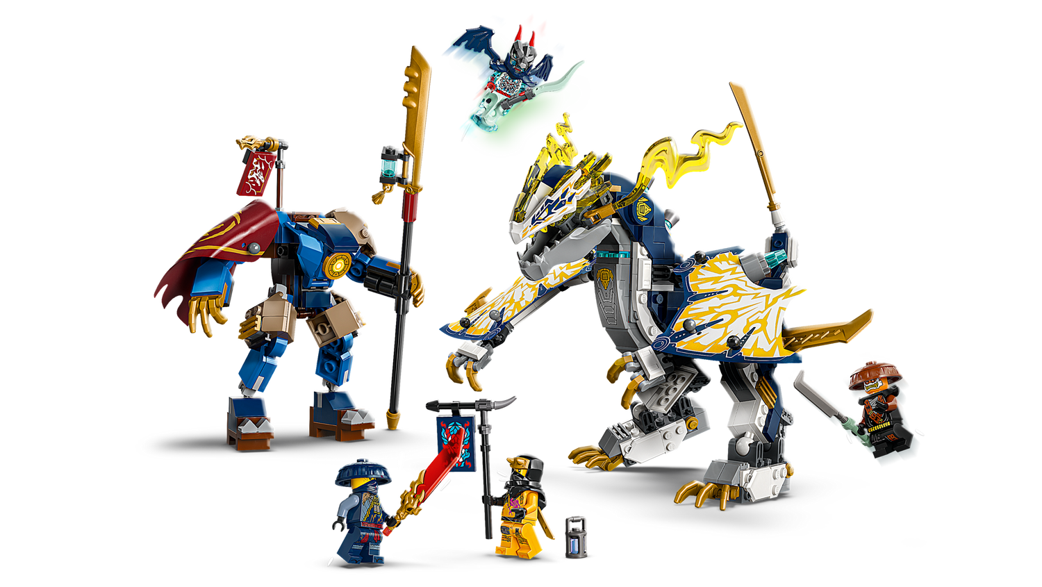 Конструктор Lego Ninjago Розбійник: Робот-вершник на драконі фото №3