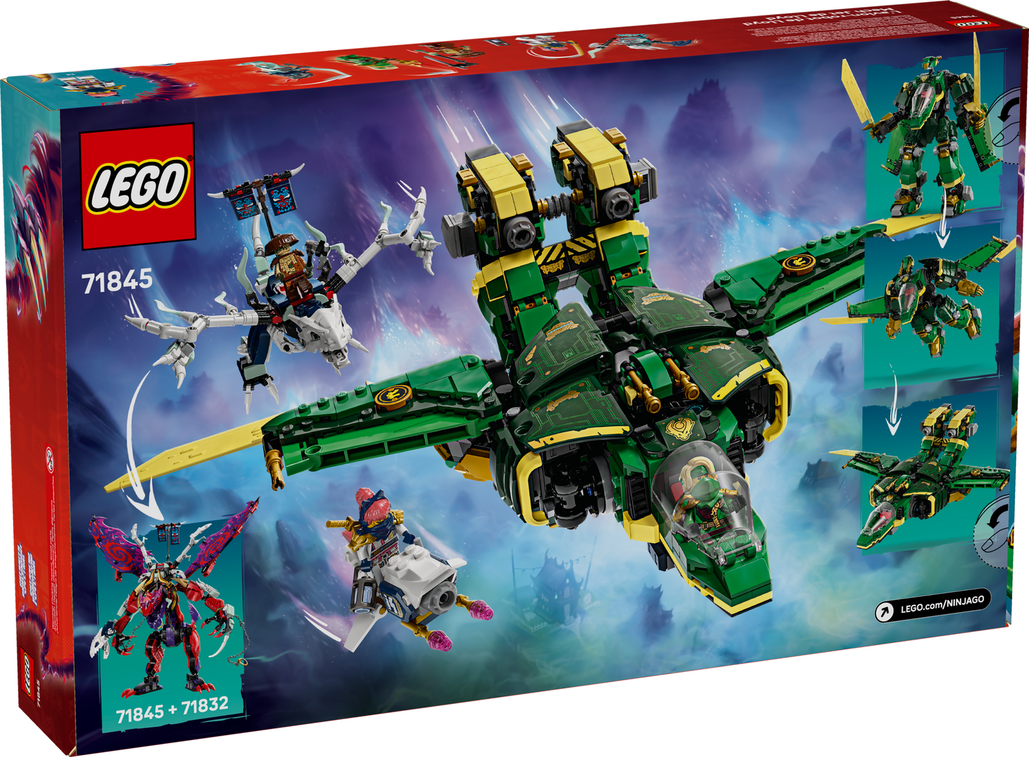 Конструктор Lego Ninjago Реактивний робот Ллойда фото №12