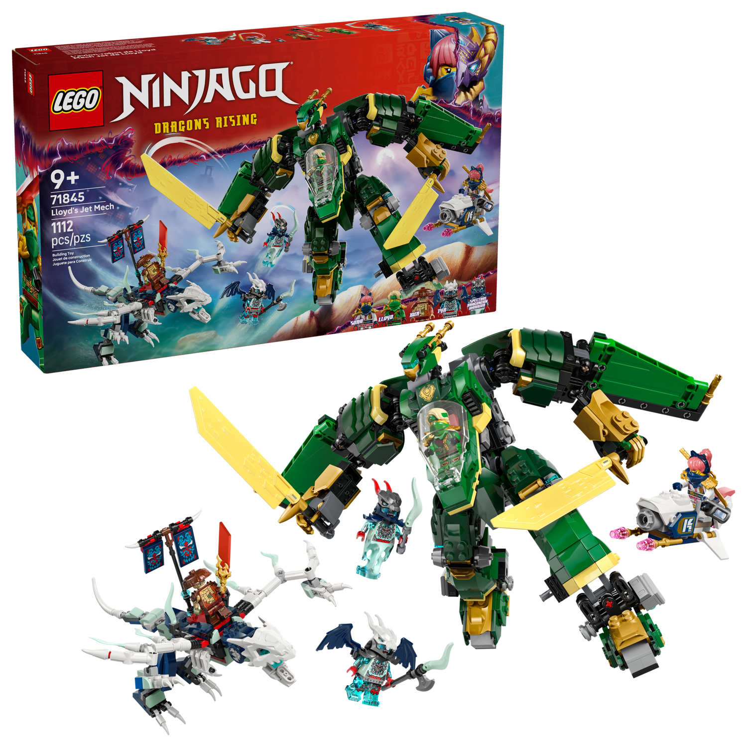 Конструктор Lego Ninjago Реактивний робот Ллойда
