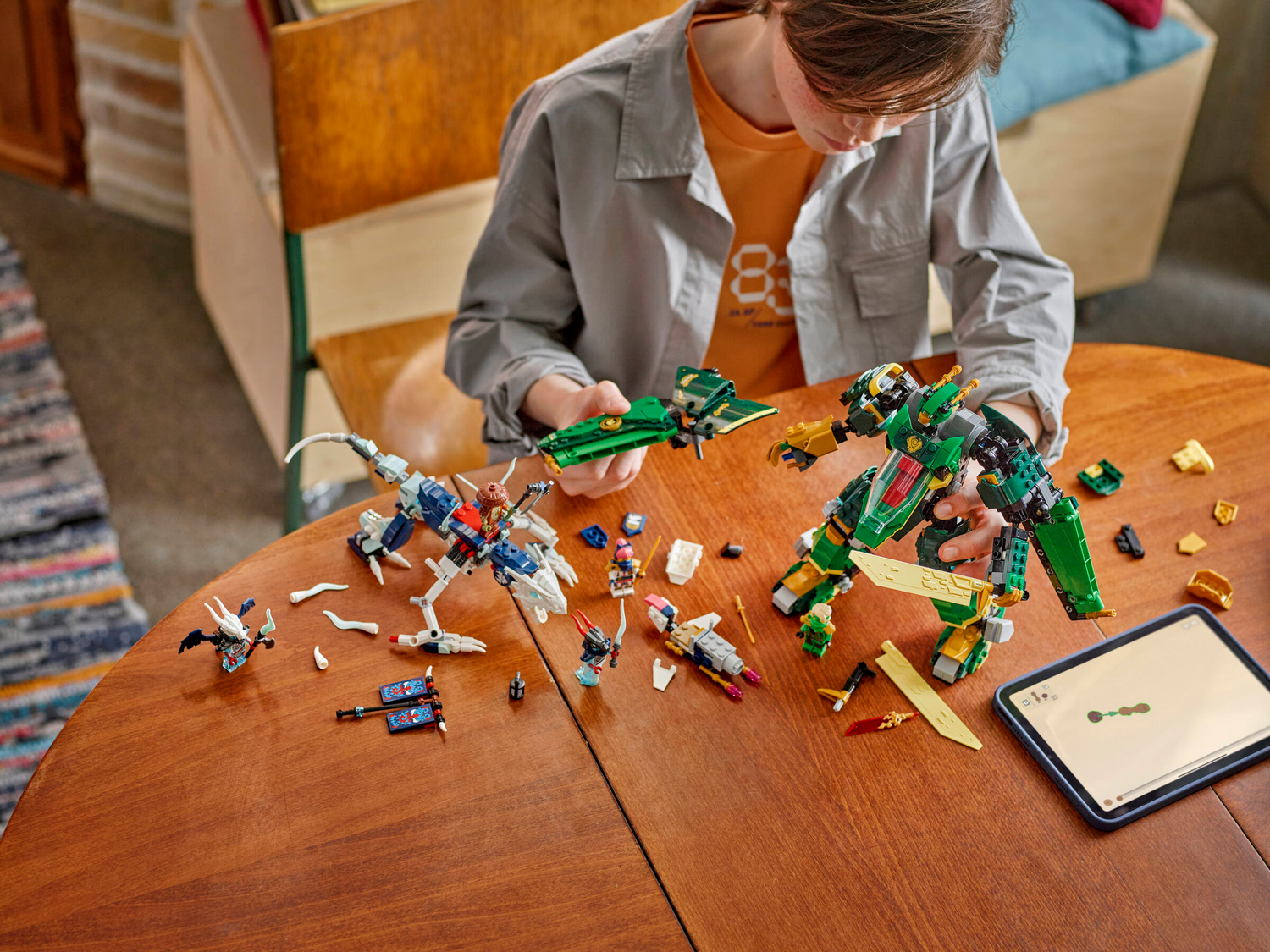 Конструктор Lego Ninjago Реактивний робот Ллойда фото №7