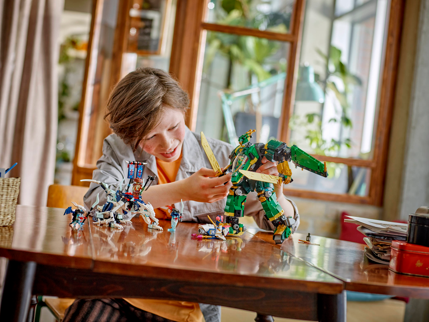 Конструктор Lego Ninjago Реактивний робот Ллойда фото №9