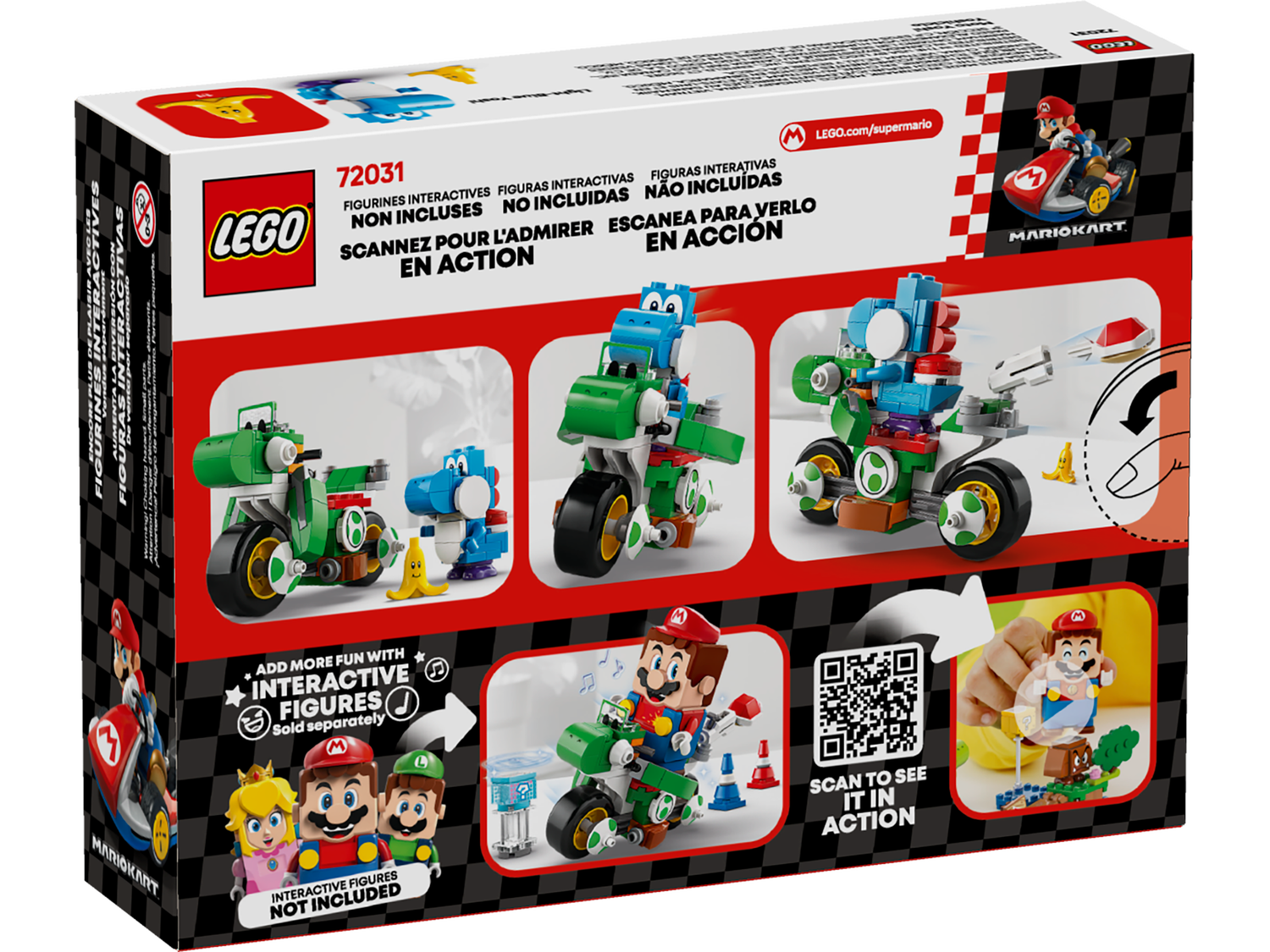 Конструктор Lego Super Mario Mario Kart – Yoshi Bike фото №6