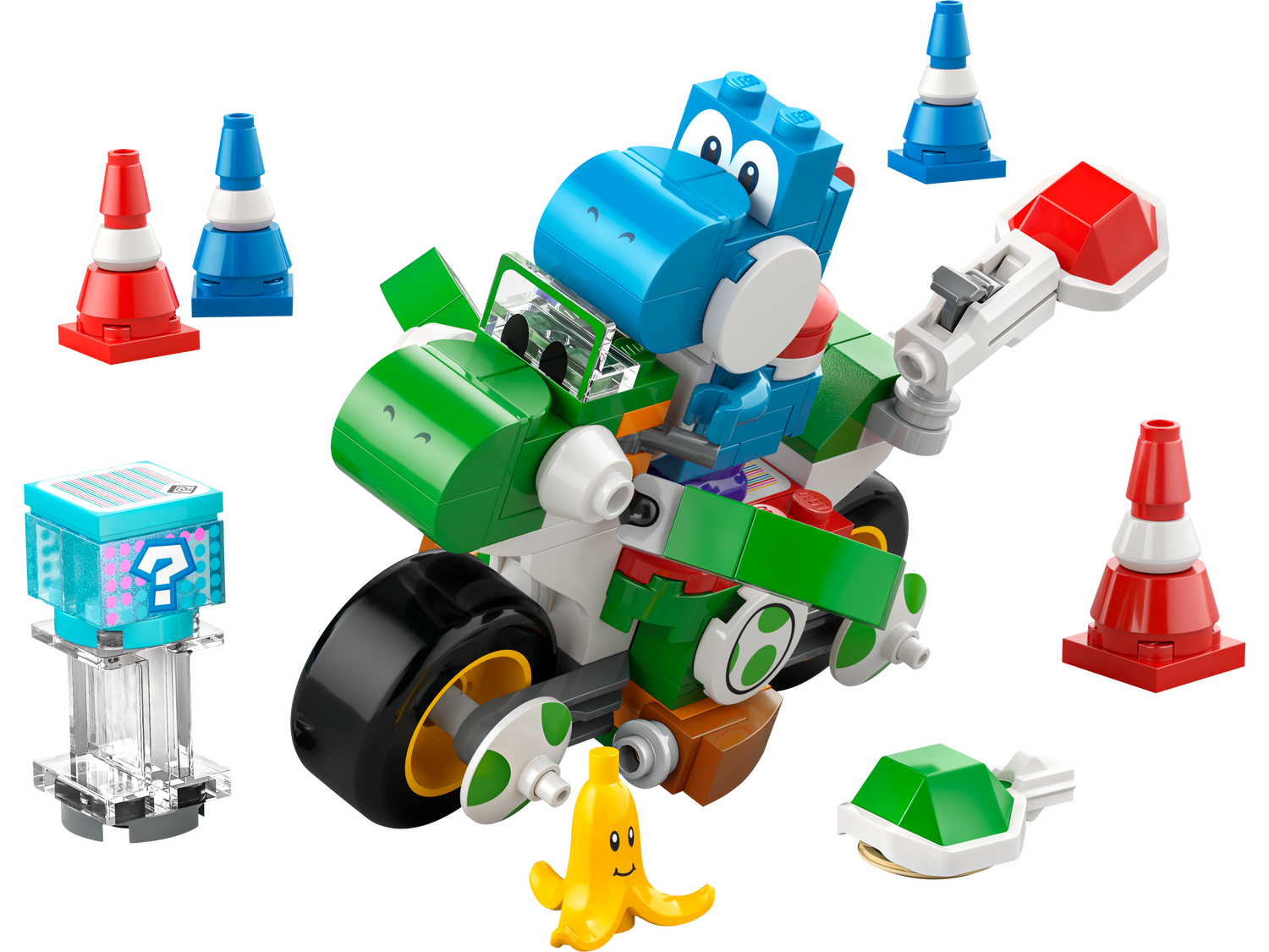 Конструктор Lego Super Mario Mario Kart – Yoshi Bike фото №2