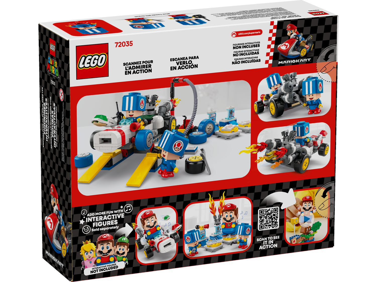 Конструктор Lego Super Mario Mario Kart – Toad's Garage фото №8