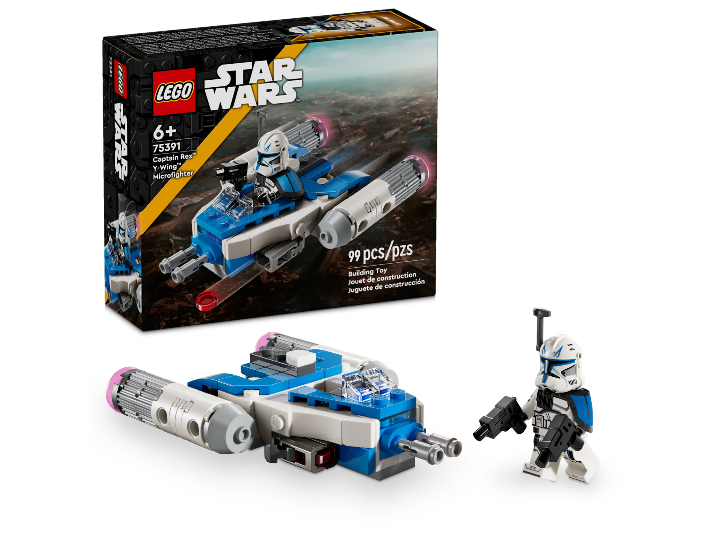 Конструктор Lego Star Wars Мікровинищувач Y-Wing Капітана Рекса