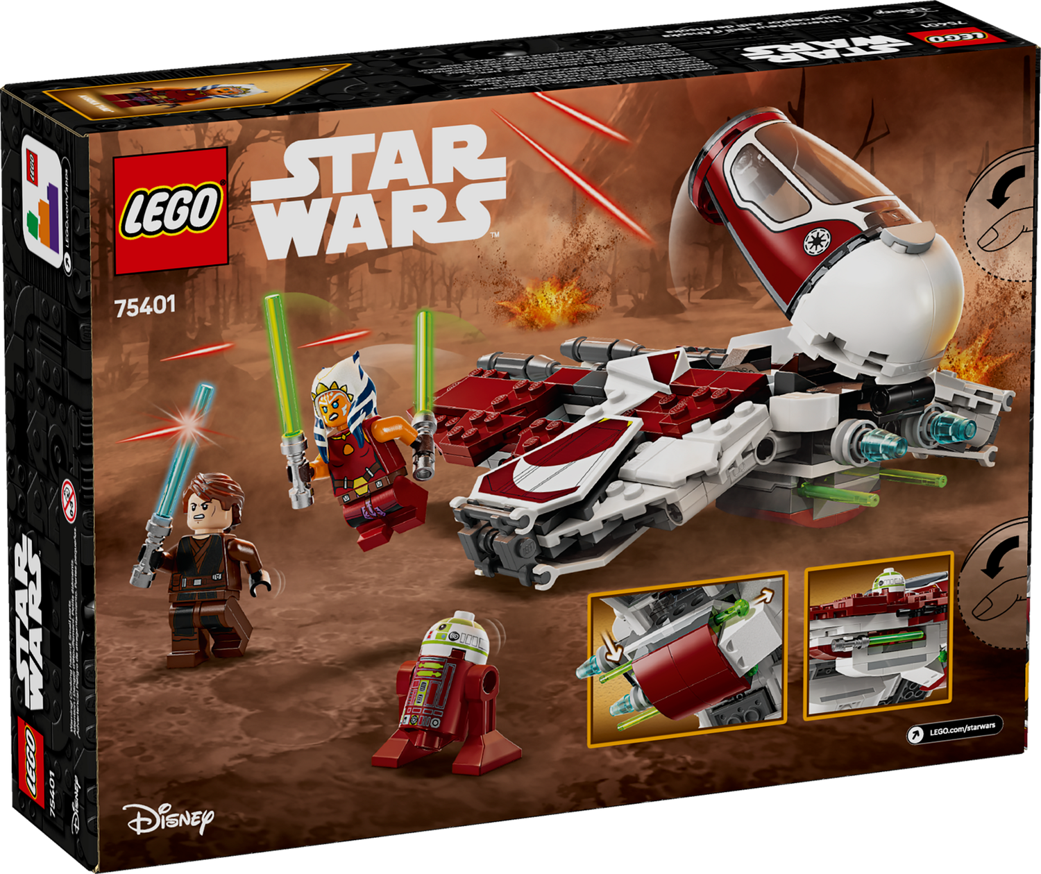 Конструктор Lego Star Wars Джедайський перехоплювач Асоки фото №8