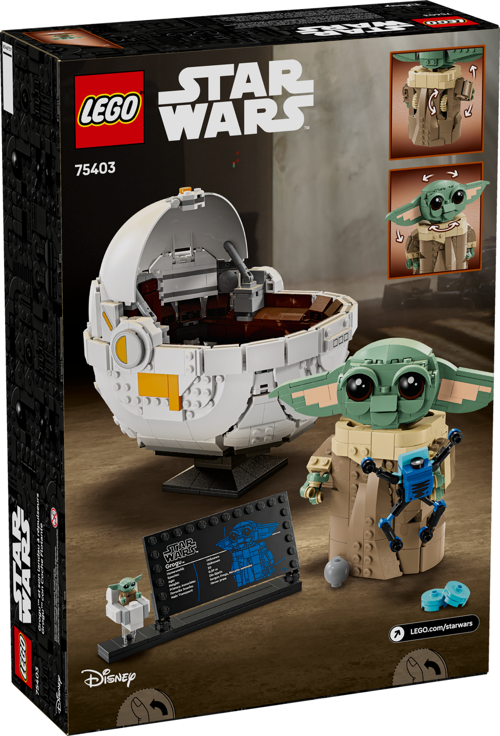 Конструктор Lego Star Wars Ґроґу в повітряній колисці фото №8