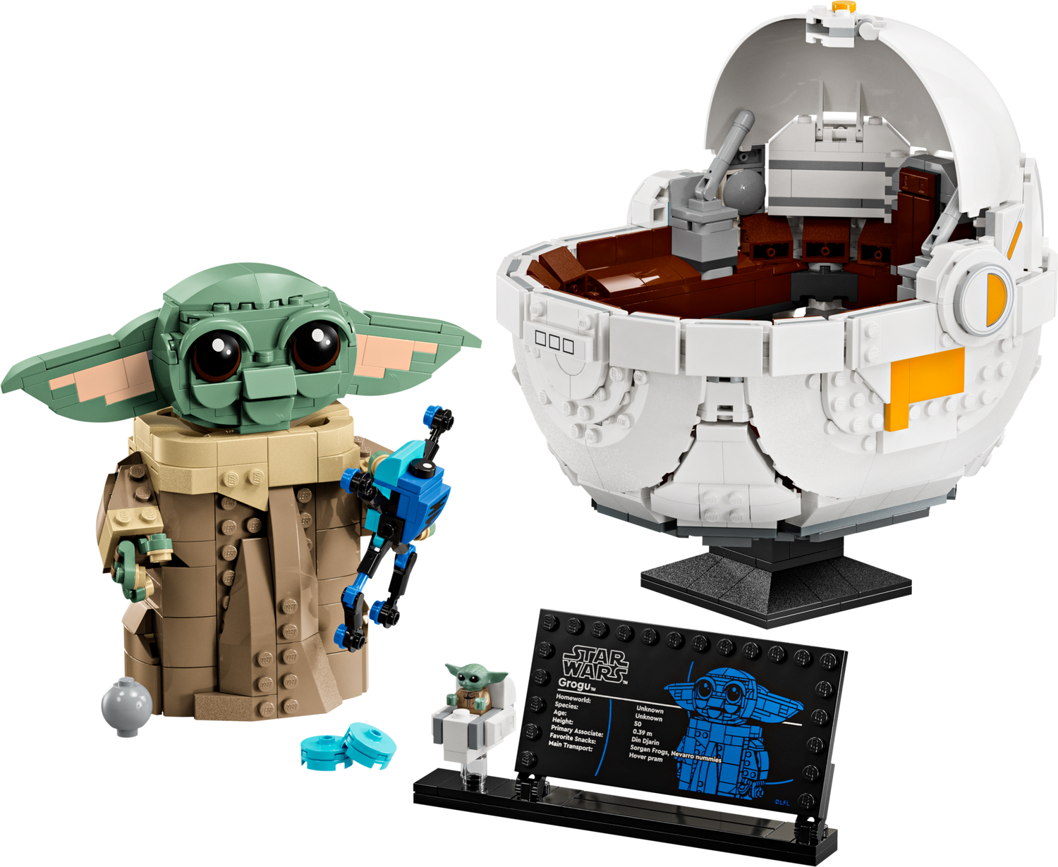 Конструктор Lego Star Wars Ґроґу в повітряній колисці фото №2