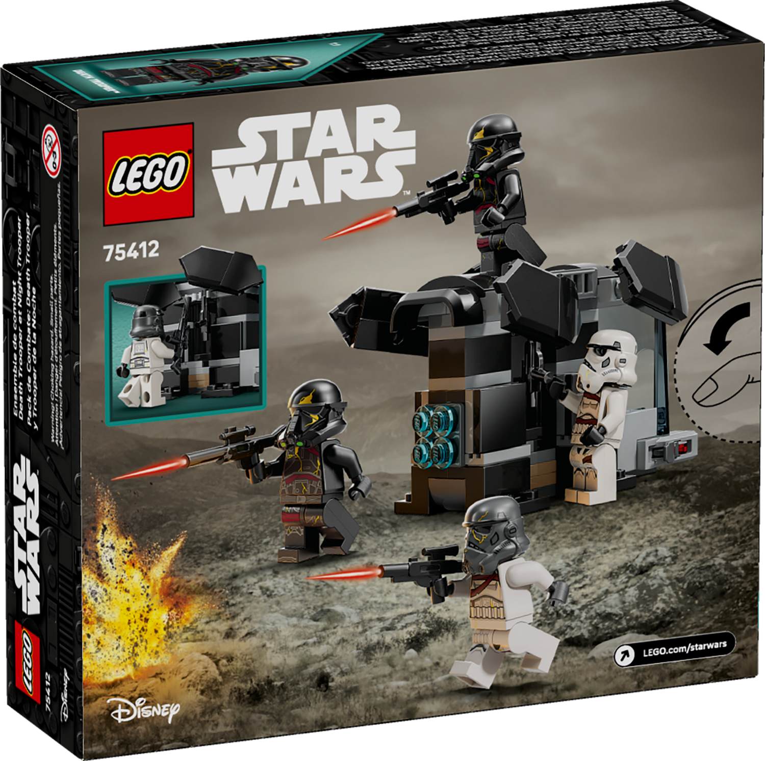 Конструктор Lego Star Wars Бойовий набір «Боєць смерті і Нічний піхотинець» фото №11