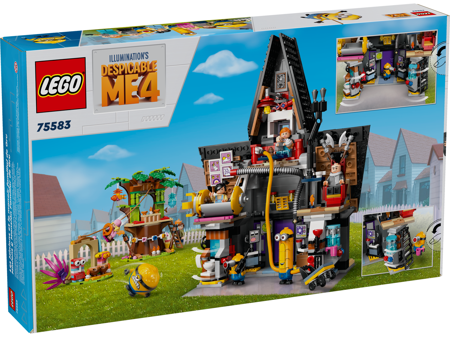 Конструктор Lego Despicable Me 4 Родинний маєток Ґру й посіпак фото №6