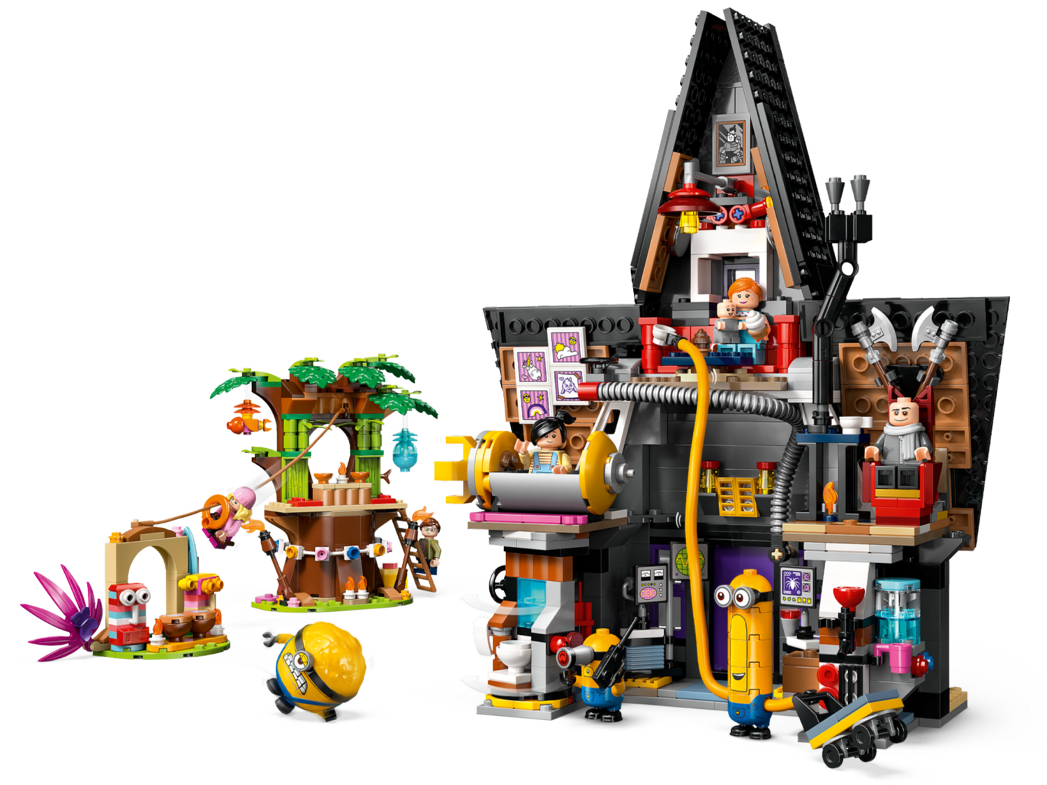 Конструктор Lego Despicable Me 4 Родинний маєток Ґру й посіпак фото №2