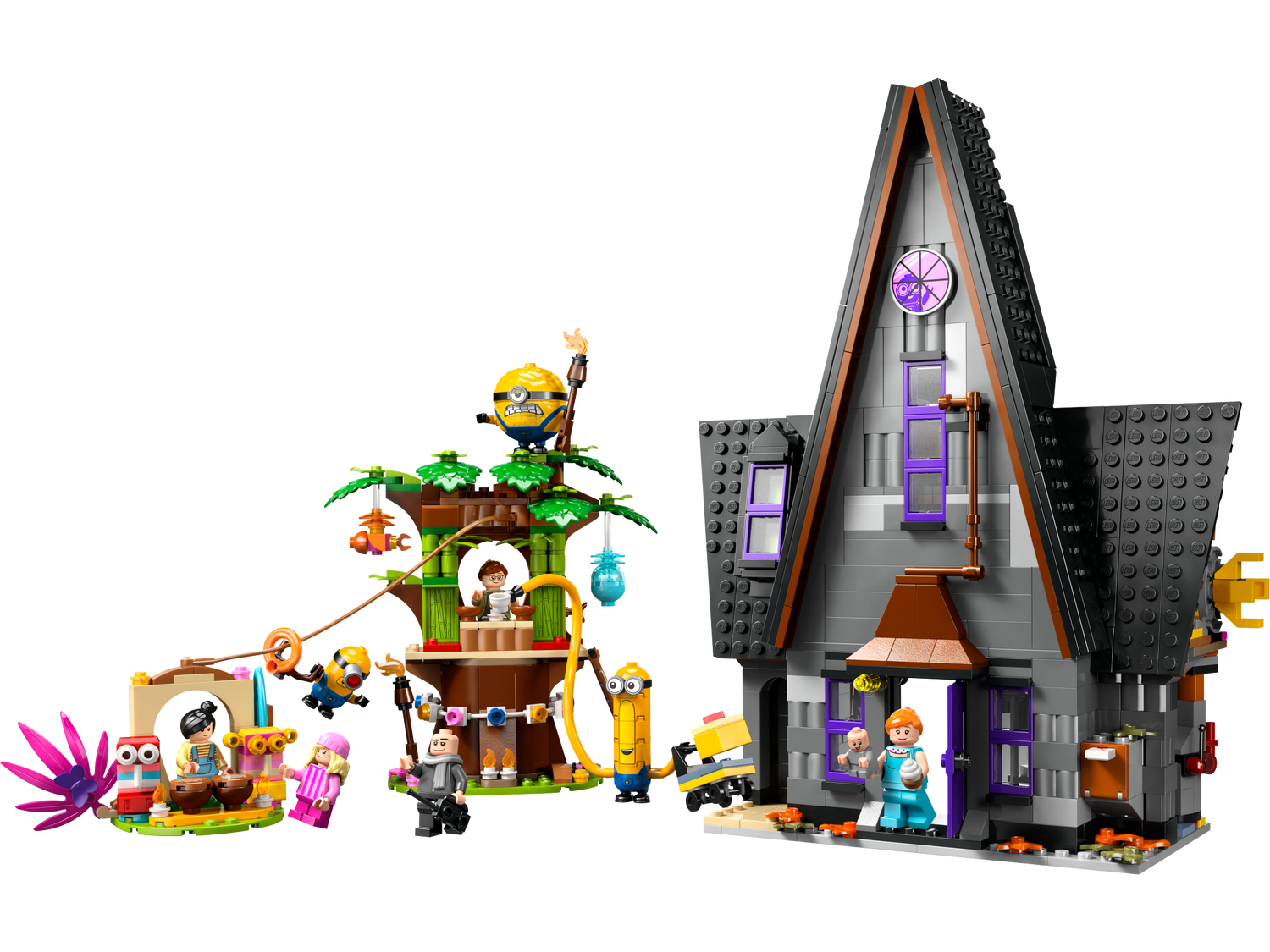 Конструктор Lego Despicable Me 4 Родинний маєток Ґру й посіпак фото №4