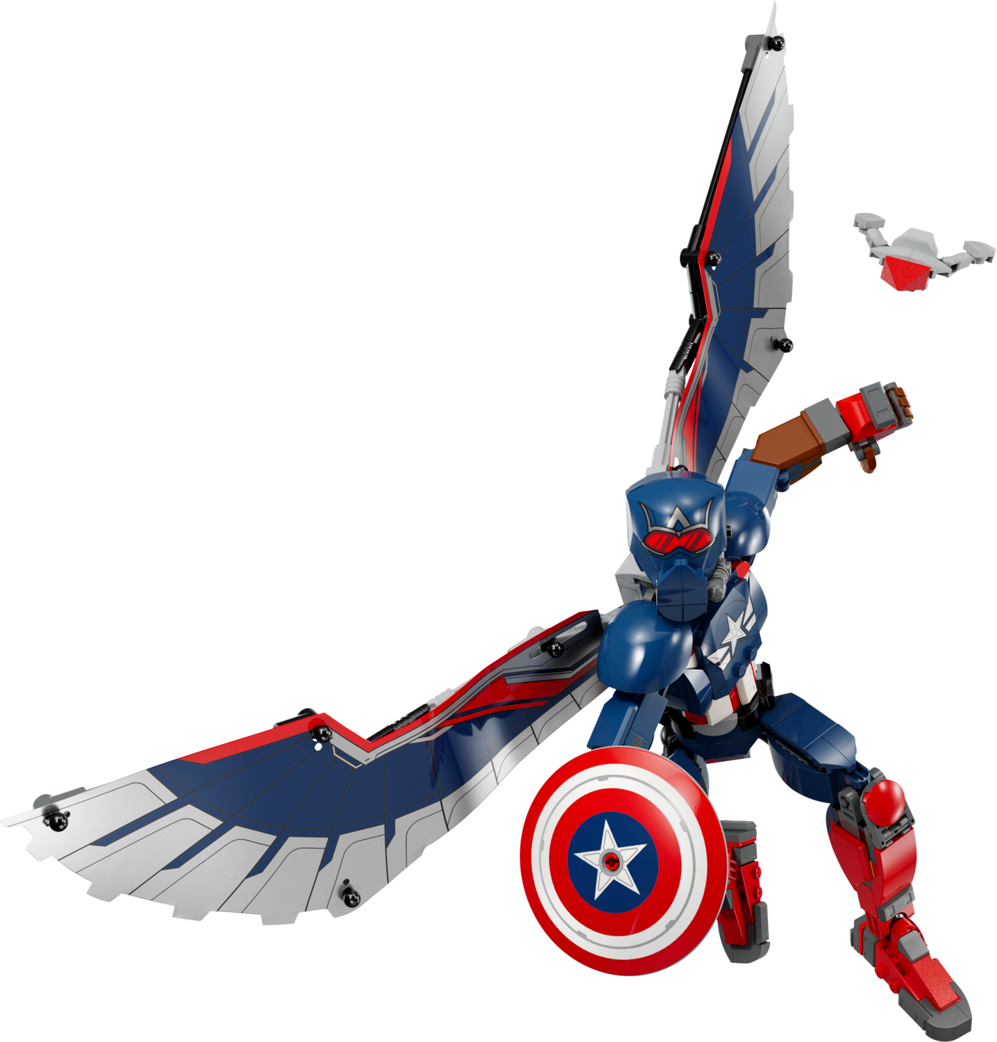 Конструктор Lego Marvel Фігурка Сем Вілсон Капітан Америка фото №2