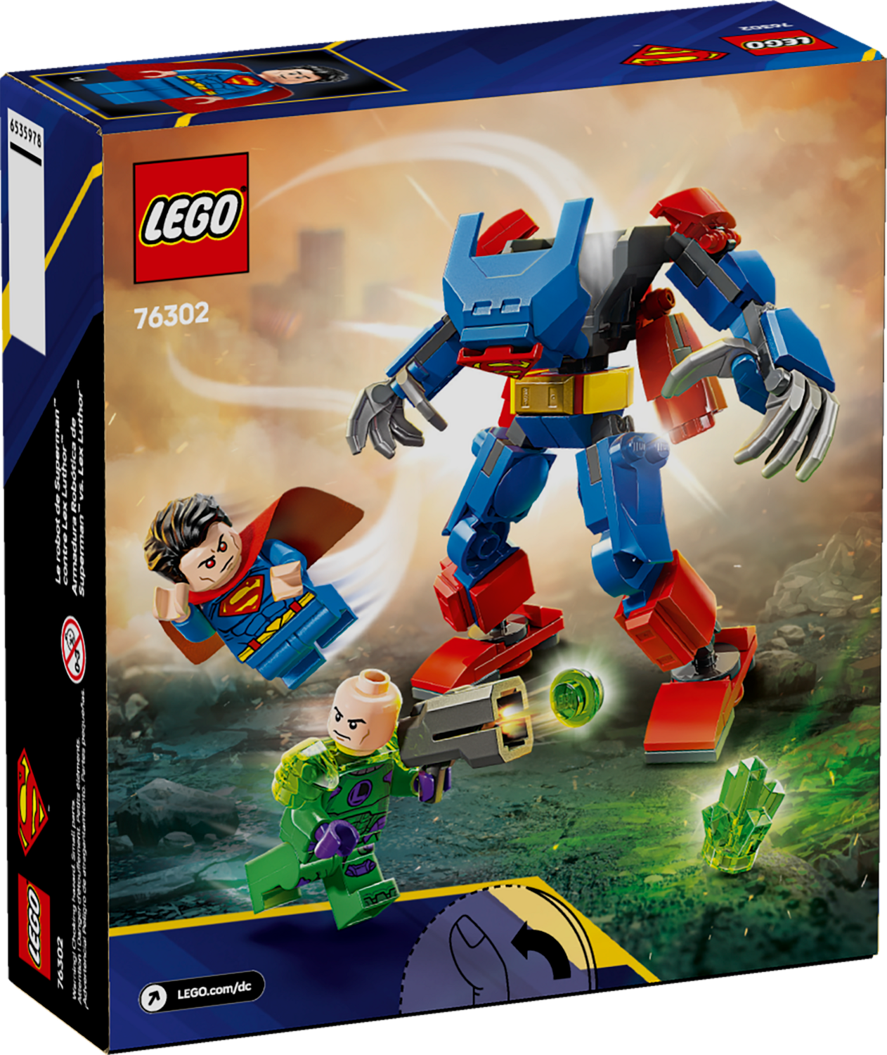 Конструктор Lego Super Heroes Супермен-робот проти Лекса Лютора фото №9