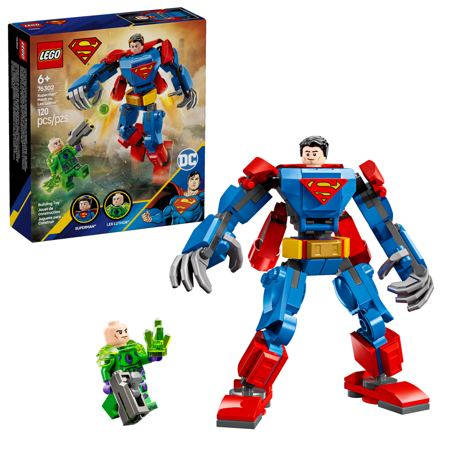Конструктор Lego Super Heroes Супермен-робот проти Лекса Лютора
