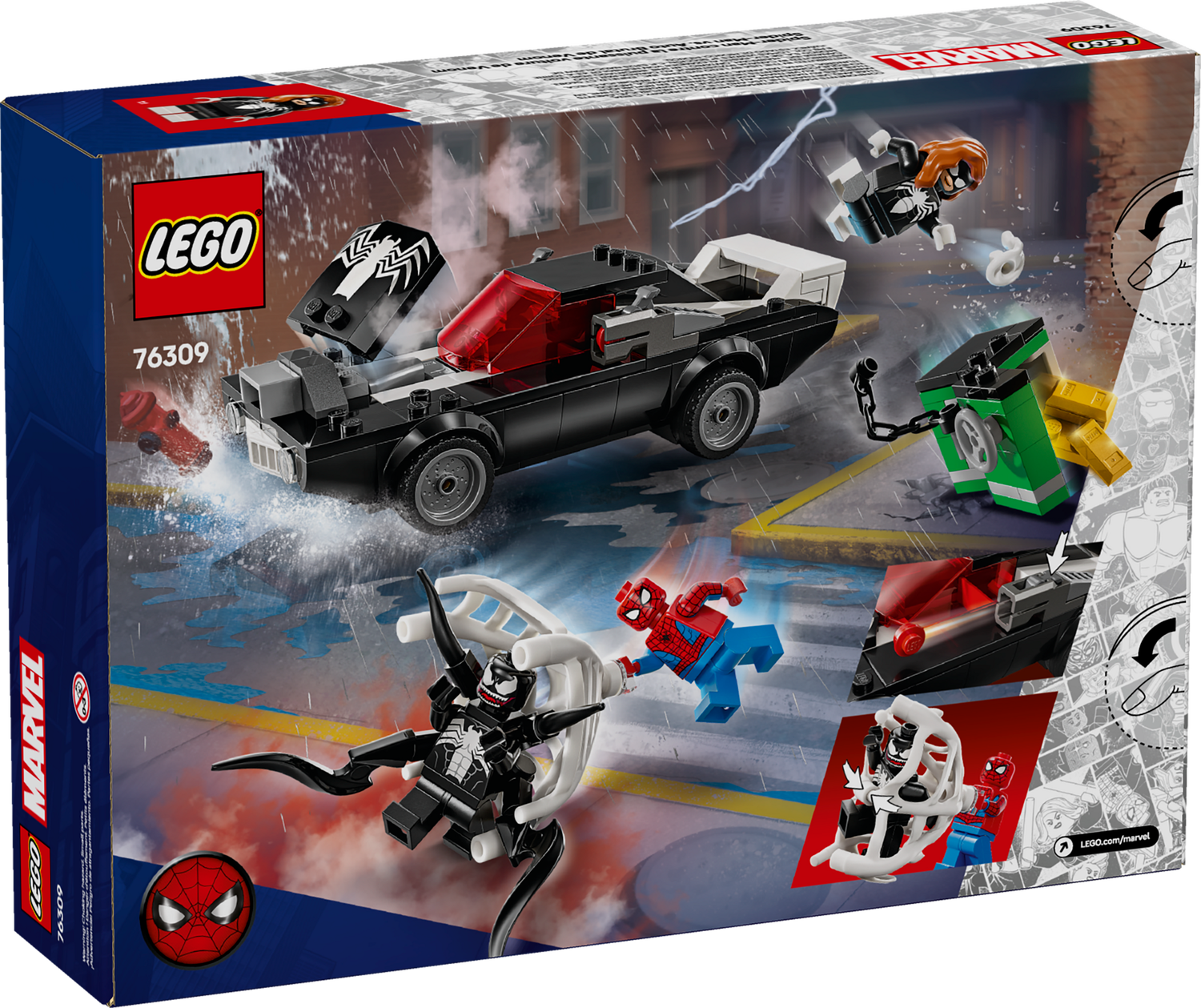 Конструктор Lego Super Heroes Людина-павук проти маслкара Венома фото №7