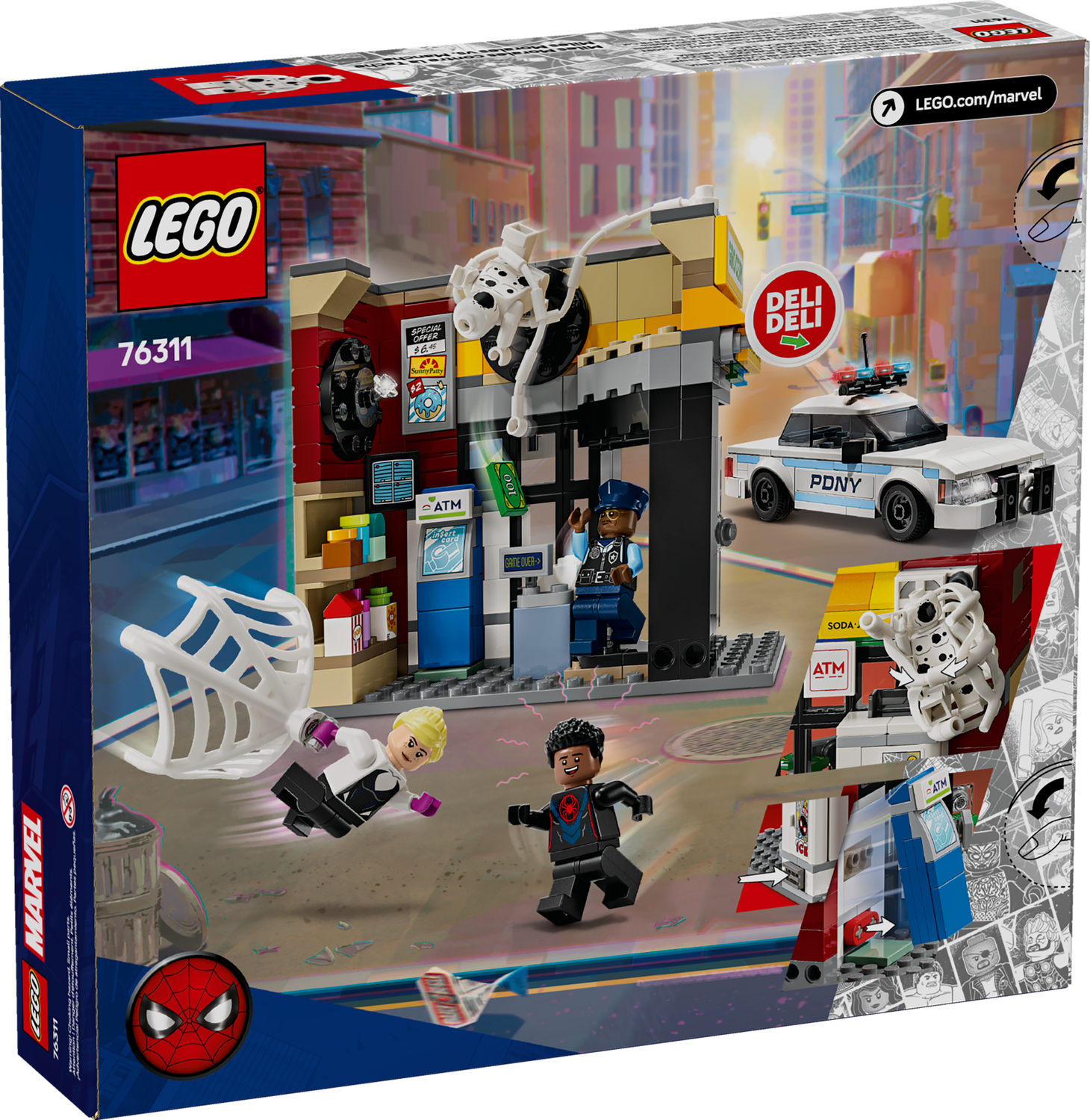 Конструктор Lego Super Heroes Всесвіт-павук: Майлз Моралес проти Плями фото №7