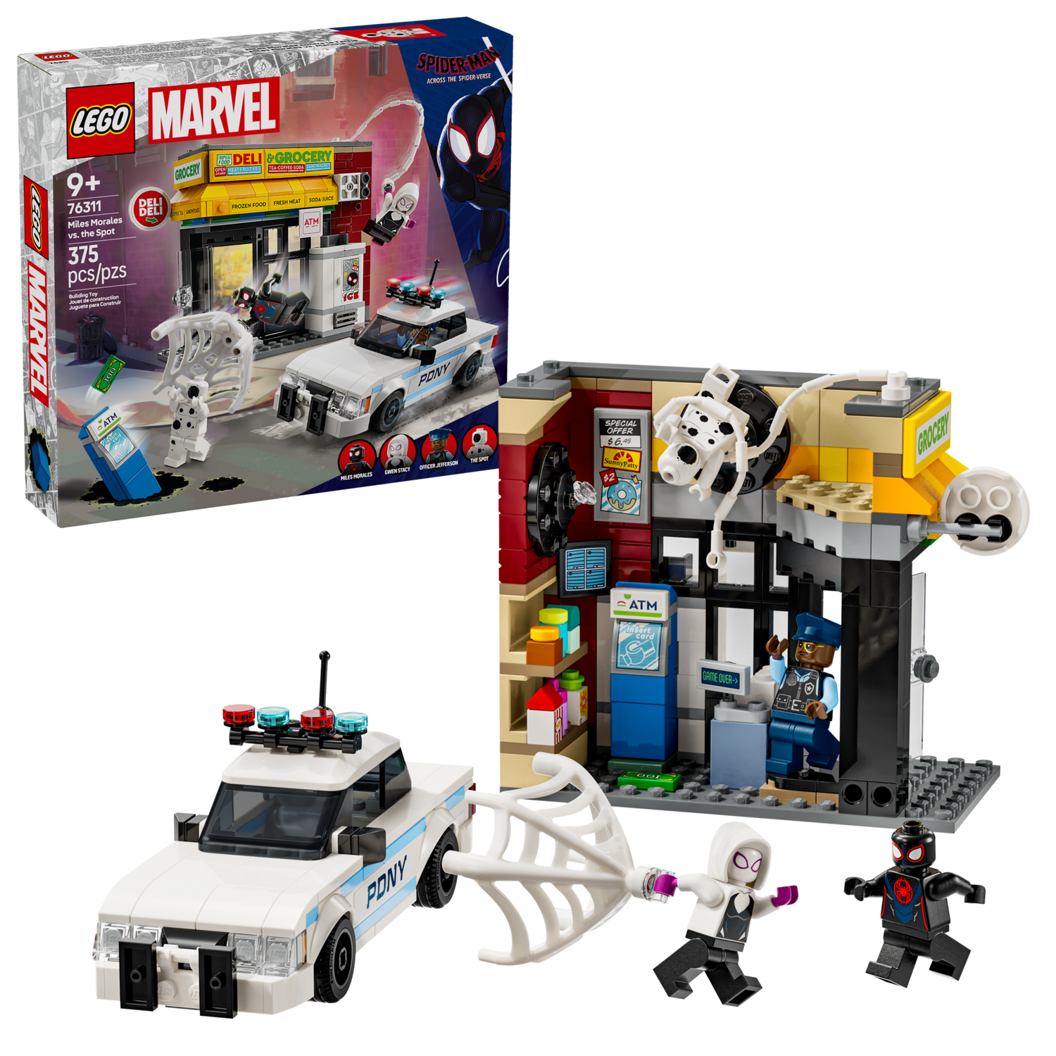 Конструктор Lego Super Heroes Всесвіт-павук: Майлз Моралес проти Плями
