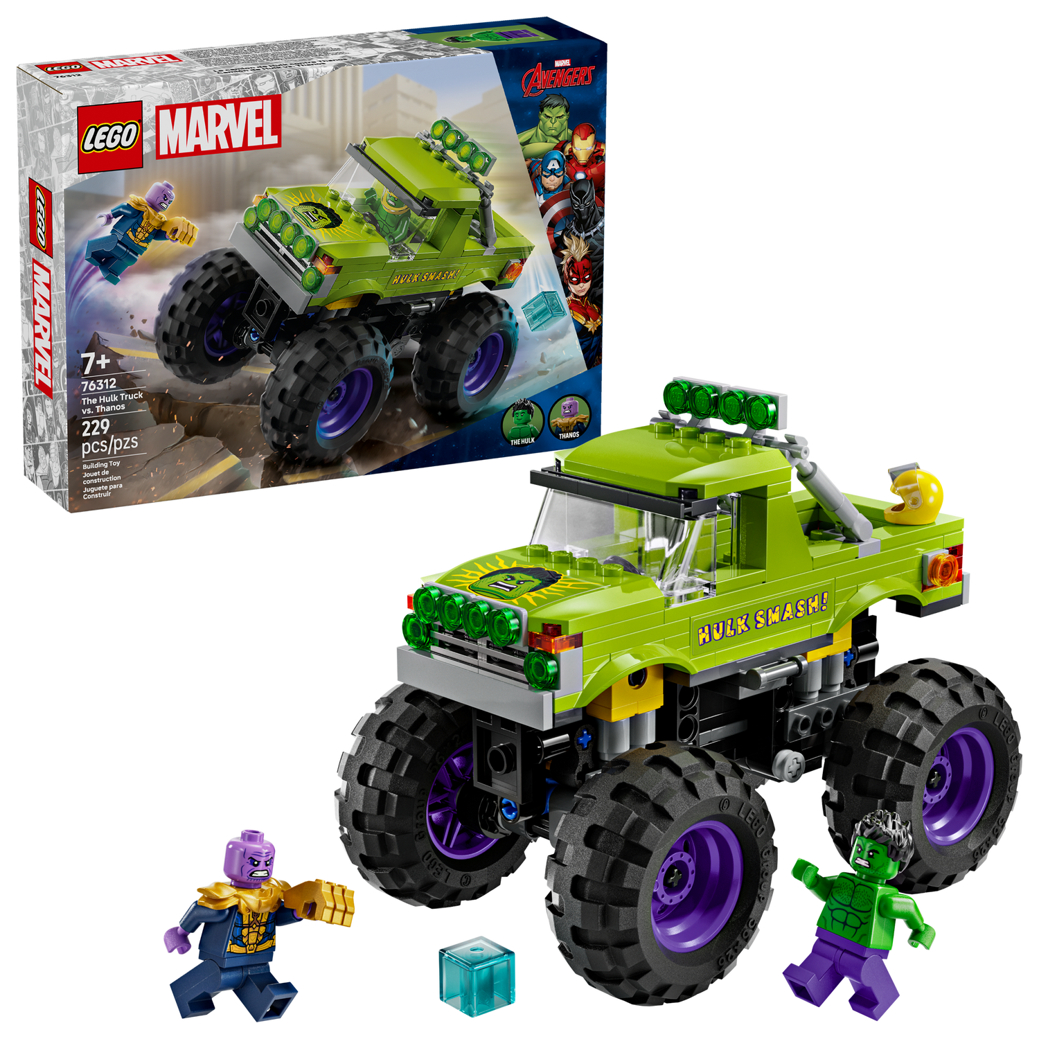 Конструктор Lego Super Heroes Вантажівка Халка проти Таноса