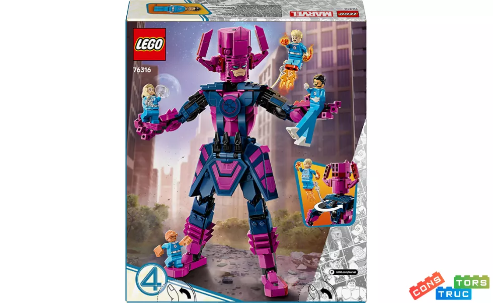 Конструктор Lego Super Heroes Фантастична четвірка проти Ґалактуса: фігурка для складання фото №11