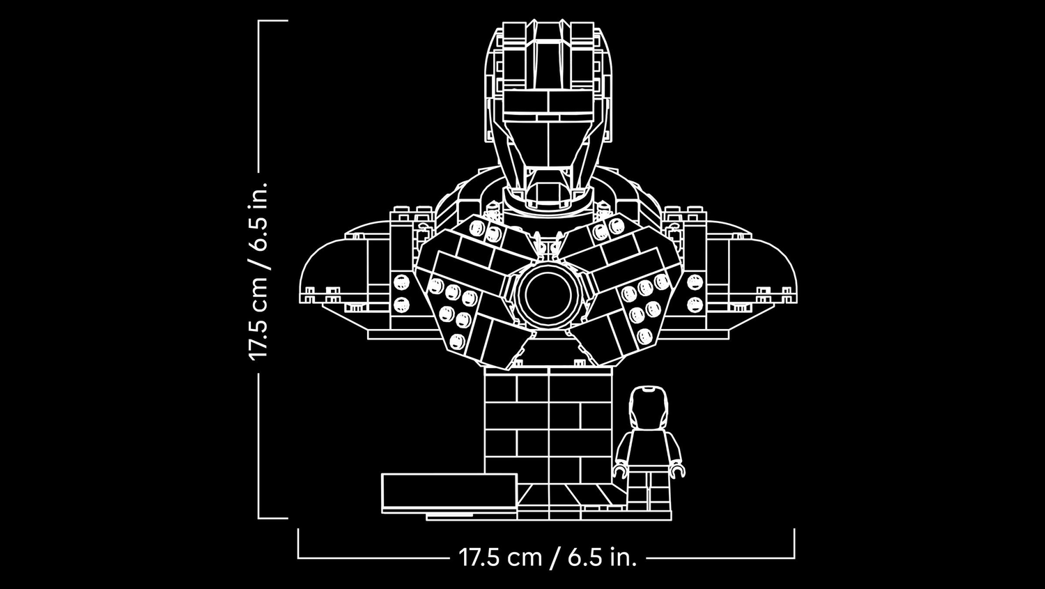 Конструктор Lego Super Heroes Бюст Залізної Людини MK4 фото №5
