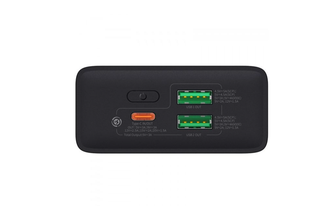 Мобільна батарея Baseus Adaman 2 20000mAh 30W, PD, QC/3.0, SCP, Oppo Super VOOC (PPAD050101) фото №5