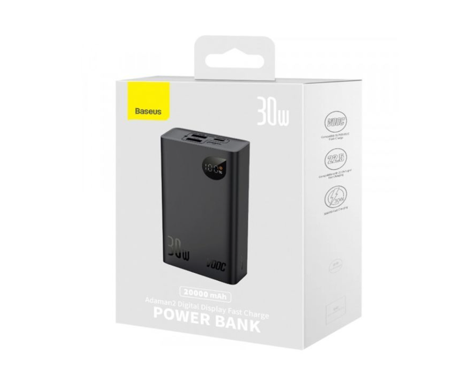 Мобільна батарея Baseus Adaman 2 20000mAh 30W, PD, QC/3.0, SCP, Oppo Super VOOC (PPAD050101) фото №7