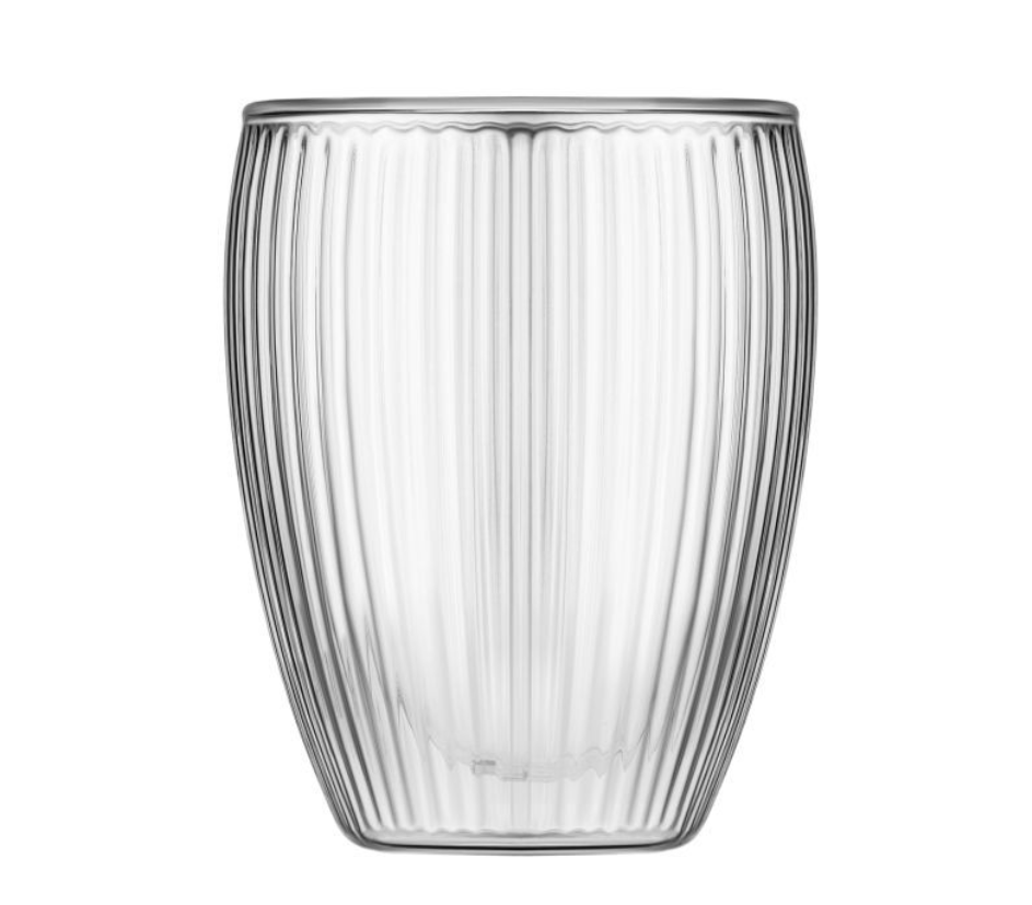 Набор чашек Ardesto 350мл, 2шт, боросилікатне скло, прозорий (AR2635BN) фото №3