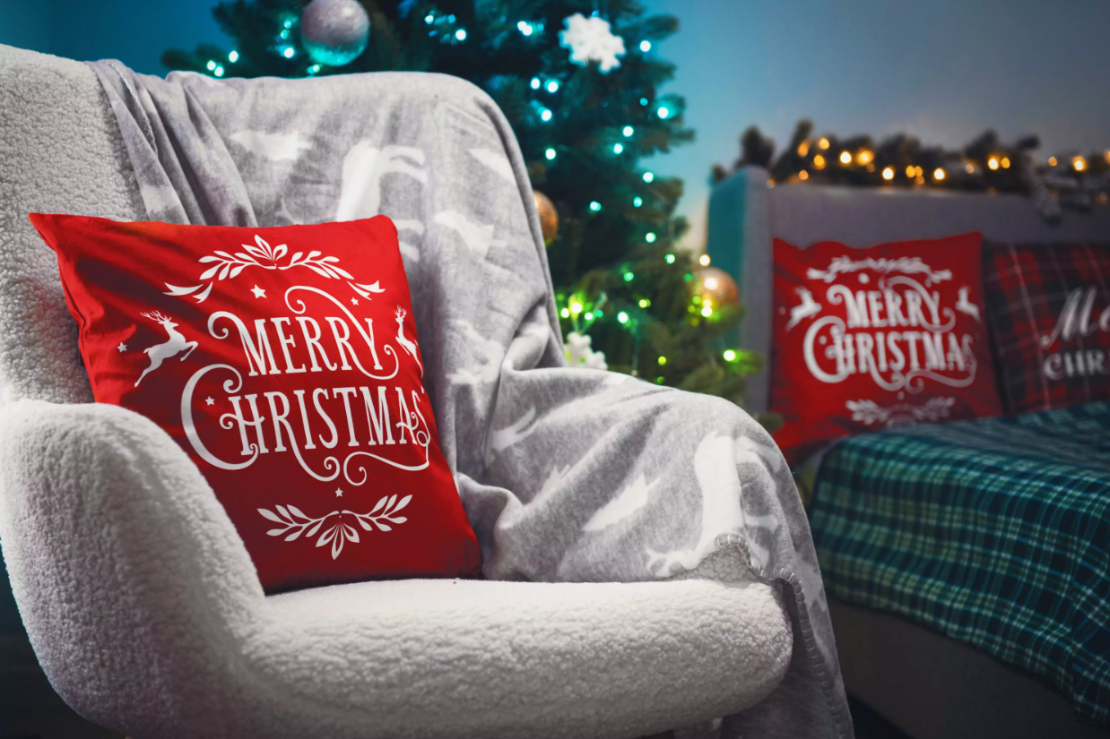 Плед Ardesto Christmas Fleece 130x160см, 100% поліестер, олені (ART0716PB) фото №7