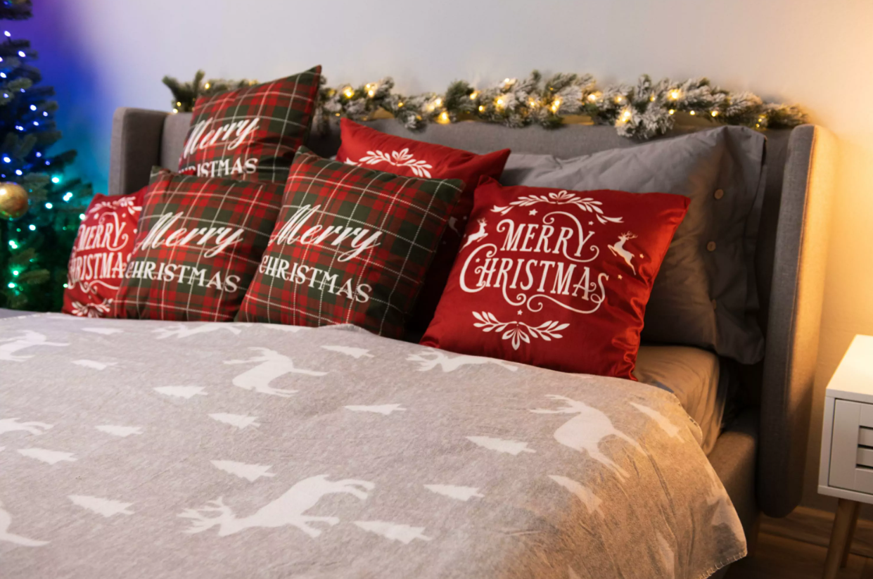 Плед Ardesto Christmas Fleece 130x160см, 100% поліестер, олені (ART0716PB) фото №9