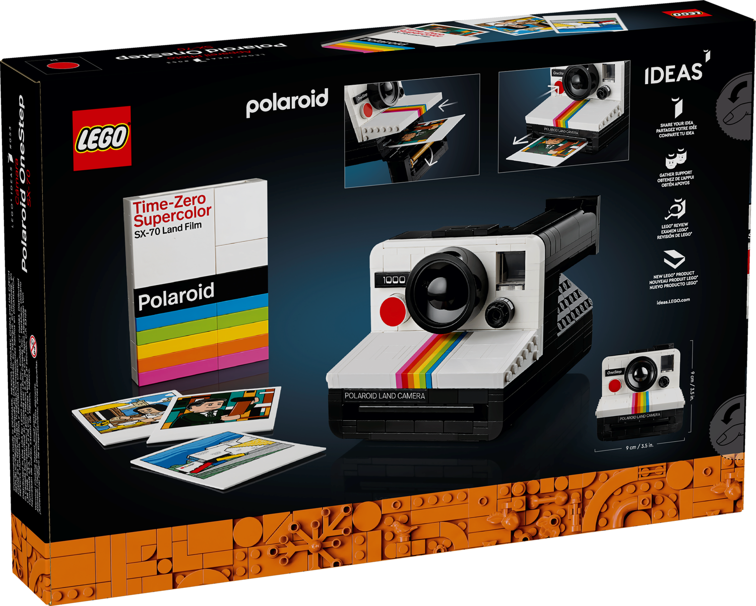 Конструктор Lego Ideas Polaroid OneStep SX-70 фото №7