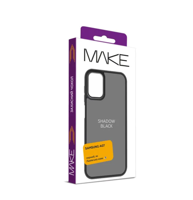 Чохол для телефона MAKE Samsung A07 Shadow Black (MCSD-SA07BK) фото №2