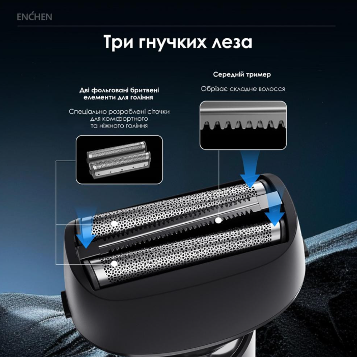 Бритва Xiaomi Enchen MS001 фото №7