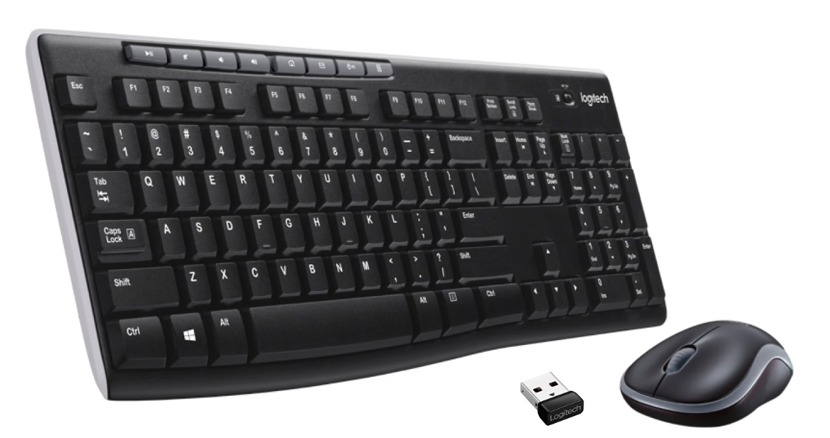 Клавіатура   мишка Logitech MK270 Wireless UA Black (920-004508)
