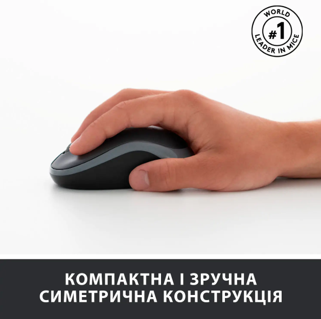 Клавіатура   мишка Logitech MK270 Wireless UA Black (920-004508) фото №3