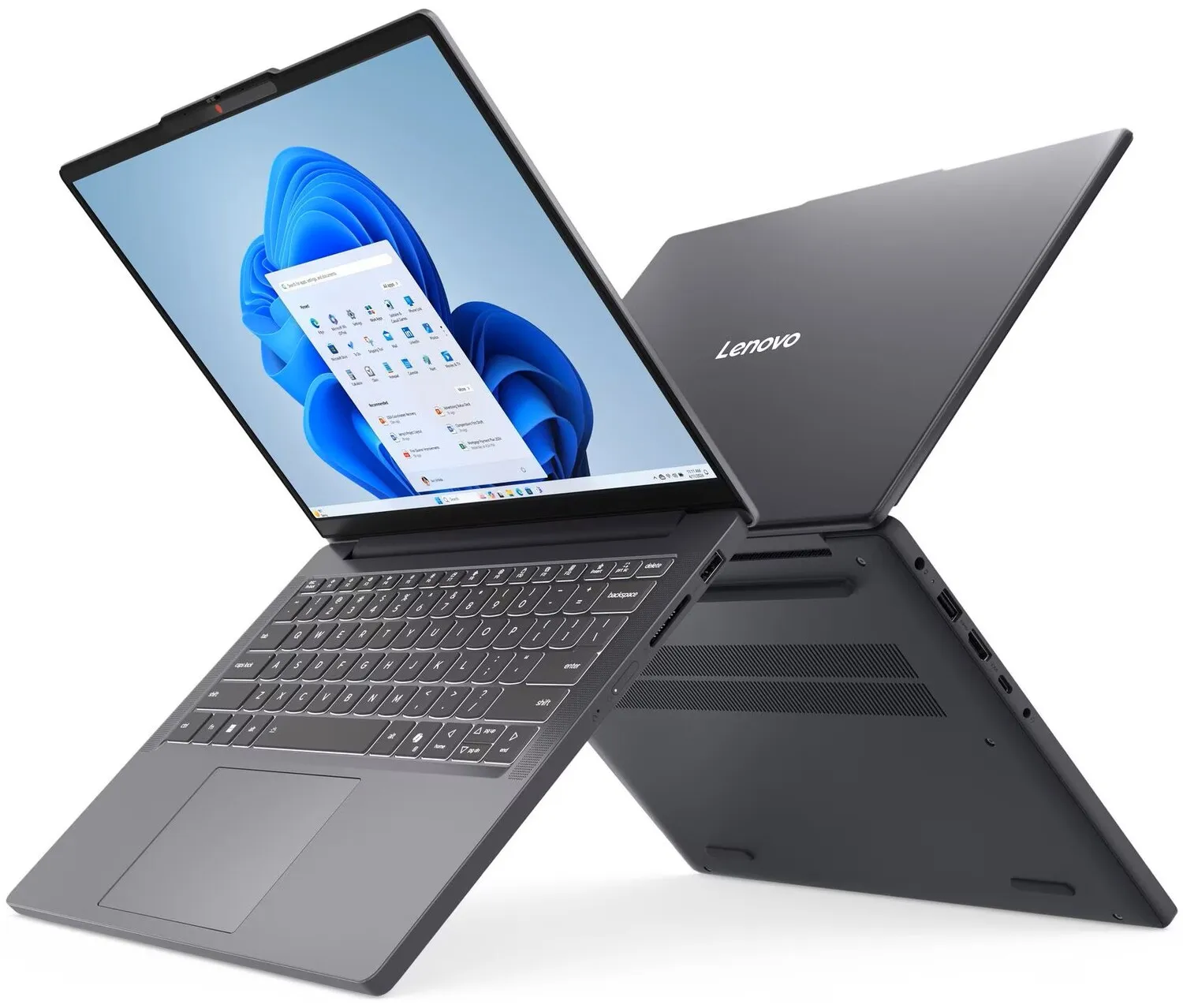 Ноутбук Lenovo IdeaPad Slim 3 14IRH10 (83K000AVRA) Luna Grey фото №2