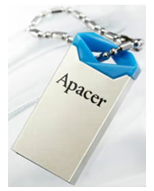 Флешка Apacer USB 2.0 AH111 64GB Blue фото №2
