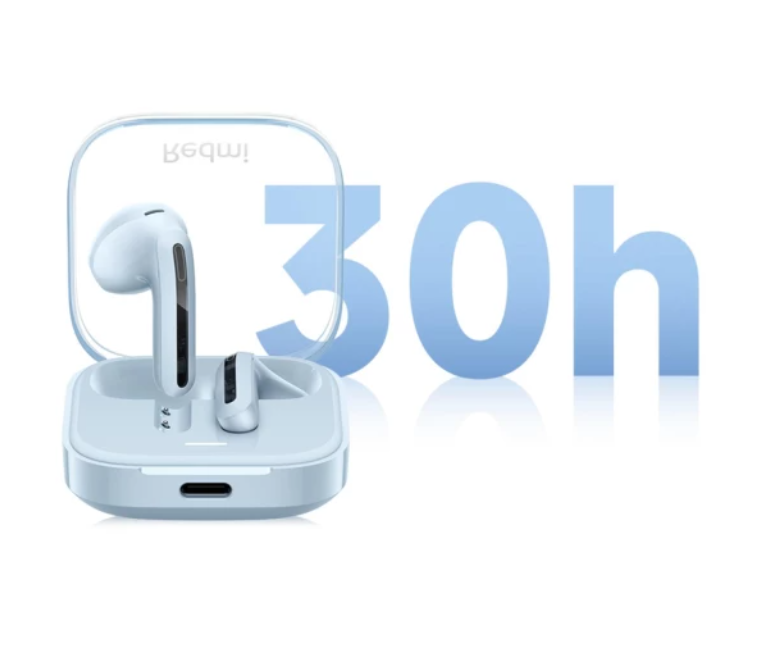 Навушники Xiaomi Redmi Buds 6 Active Transparent Blue (BHR8394GL) фото №5 Навушники Xiaomi Redmi Buds 6 Active Transparent Blue (BHR8394GL) фото №5