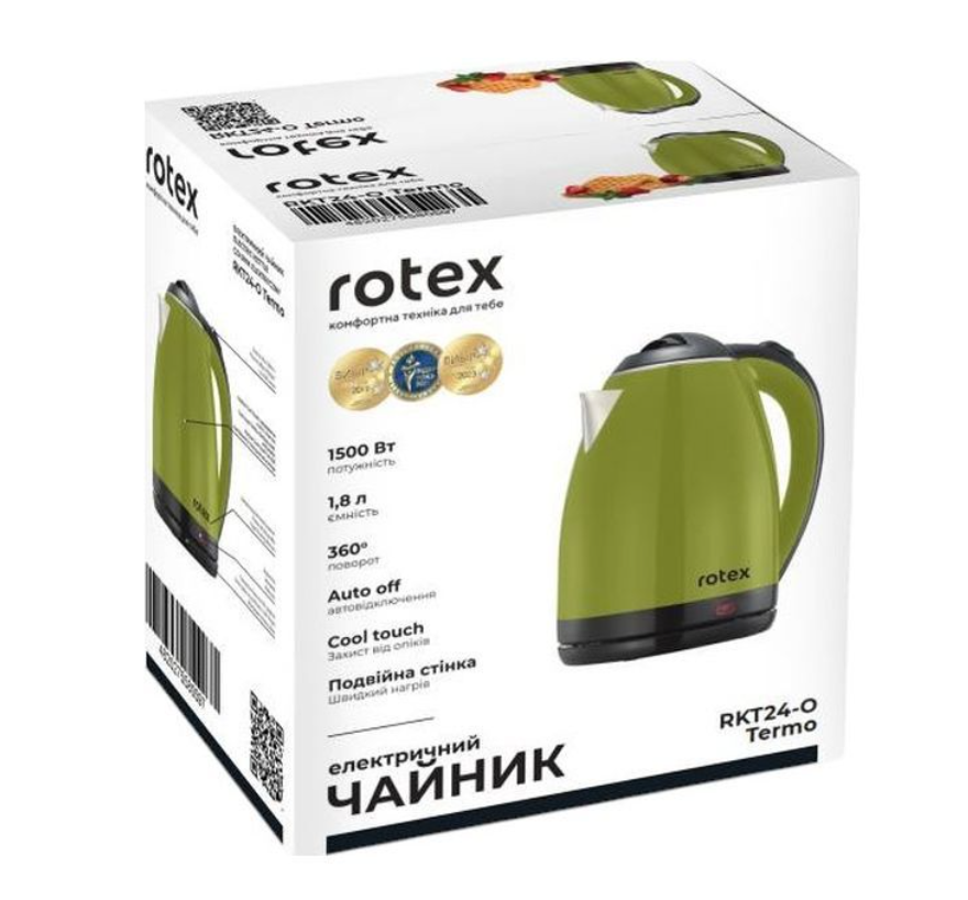 Електричний чайник Rotex RKT24-O Termo фото №7
