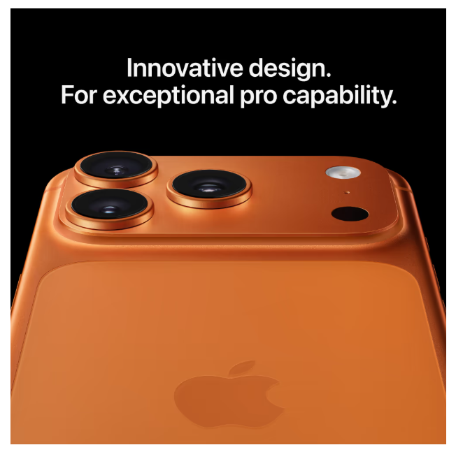 Смартфон Apple iPhone 17 Pro 256GB Cosmic Orange (MG8H4) фото №5
