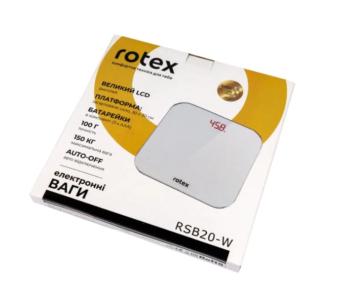 Ваги підлогові Rotex RSB20-W фото №3