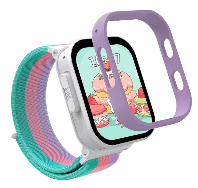 Смарт-часы Gelius GP-PK008 (Rainbow) GPS/4G White фото №11