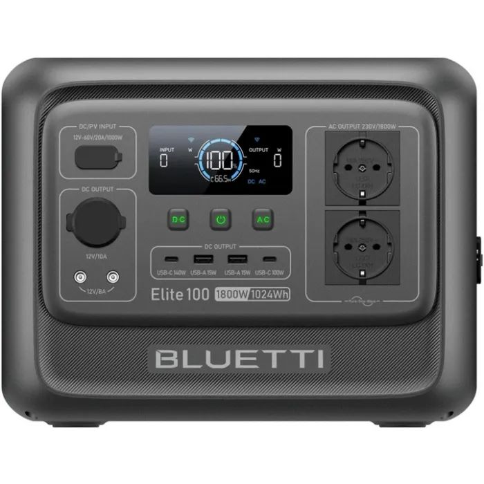 Портативна зарядна станція Bluetti Elite 100 V2, 1800W 1024Wh (EL100V2)