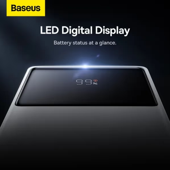 Мобильная батарея Baseus Star-Lord Digital Display 30000mAh 22.5W White (PPXJ080102) фото №12