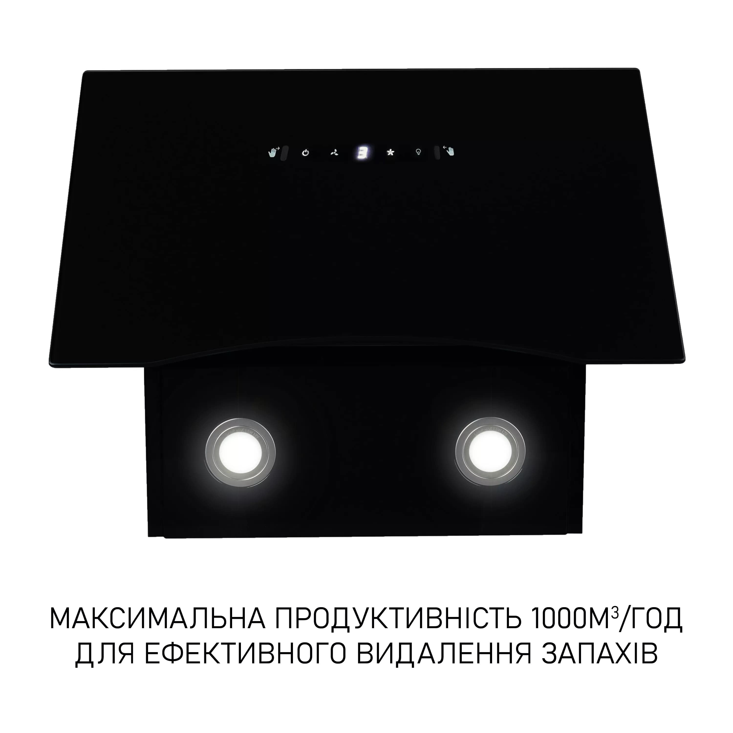 Витяжки Minola HVS 6612 BL 1000 LED фото №6