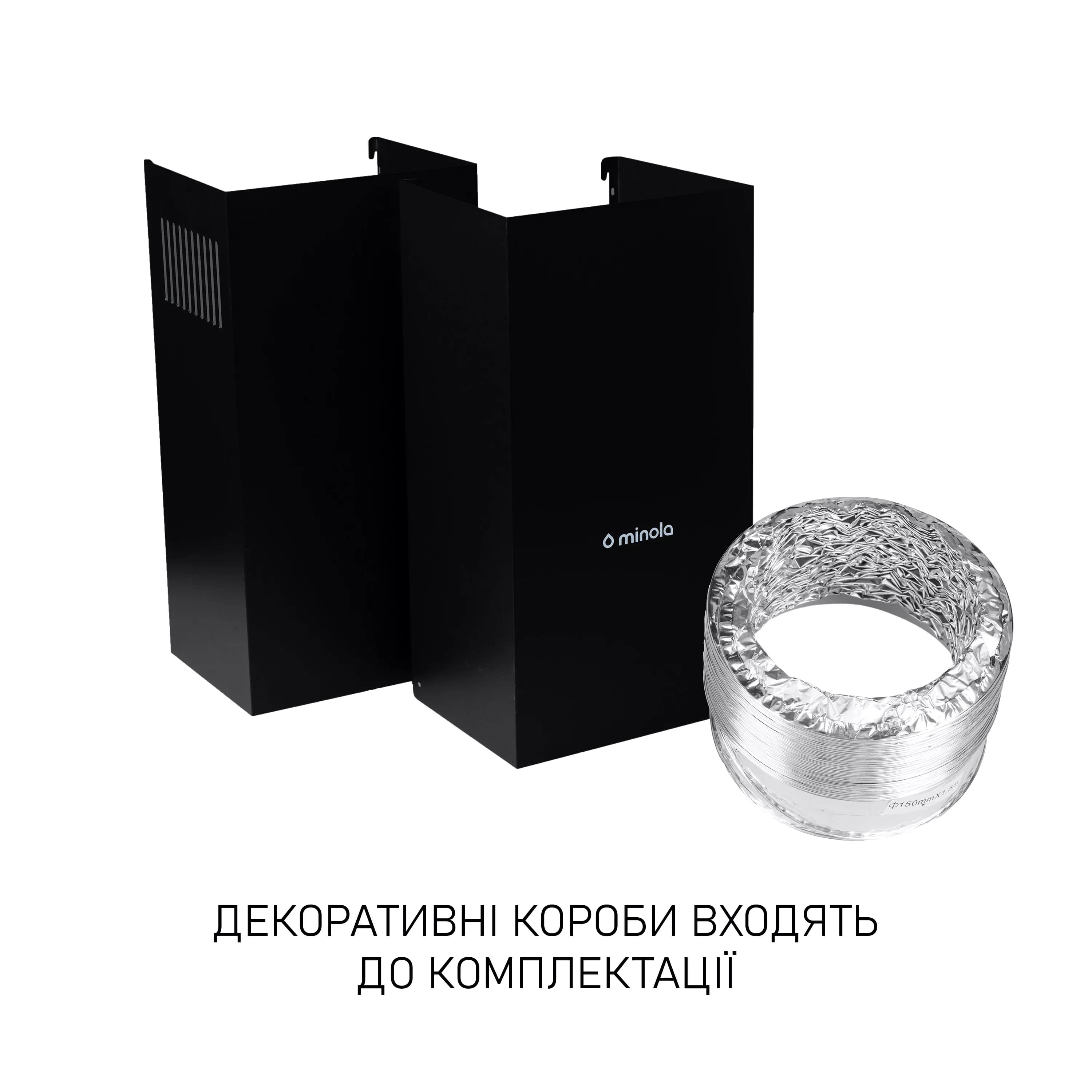 Витяжки Minola HVS 6612 BL 1000 LED фото №8