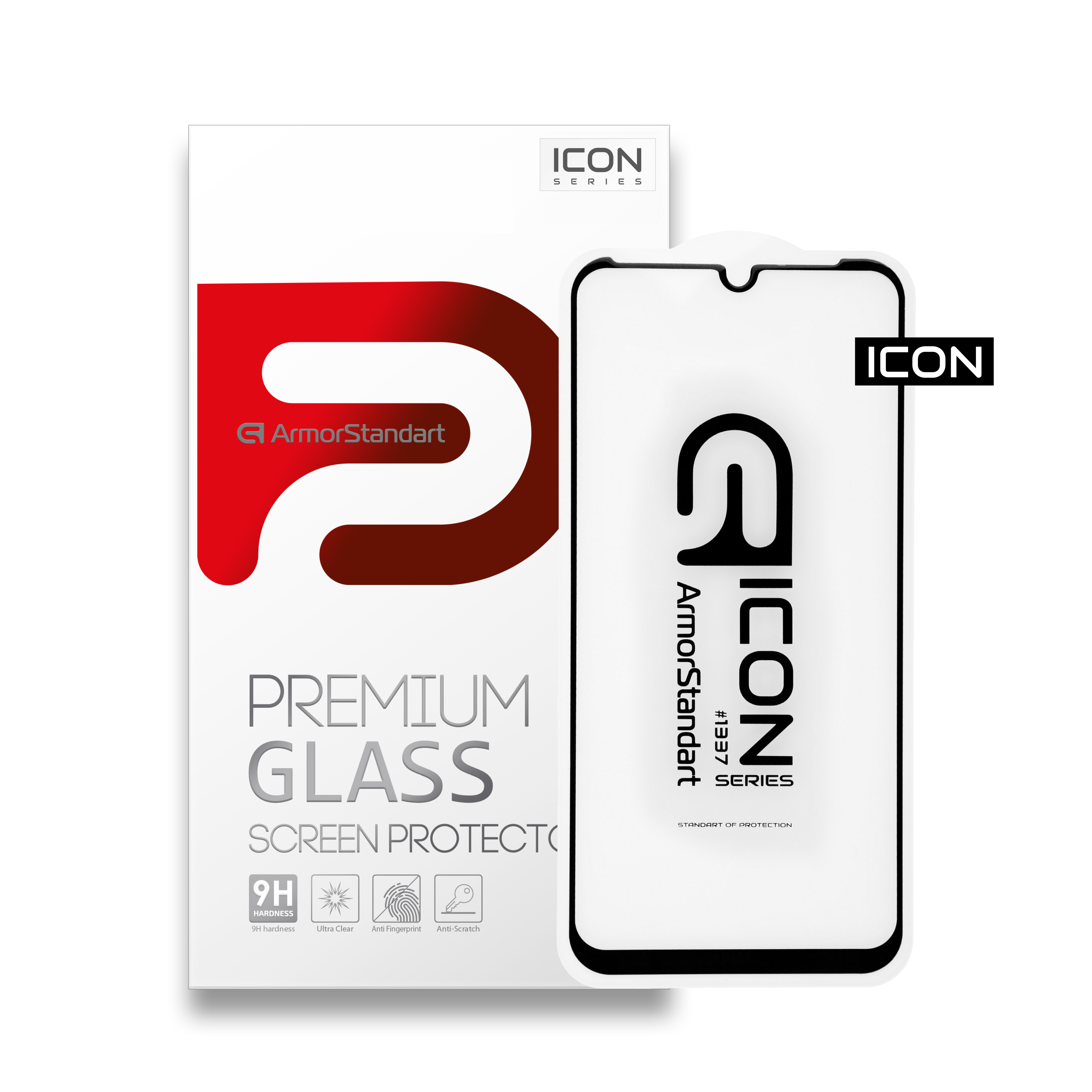 Защитное стекло Armorstandart Icon Motorola G8 Plus Black (ARM57654)
