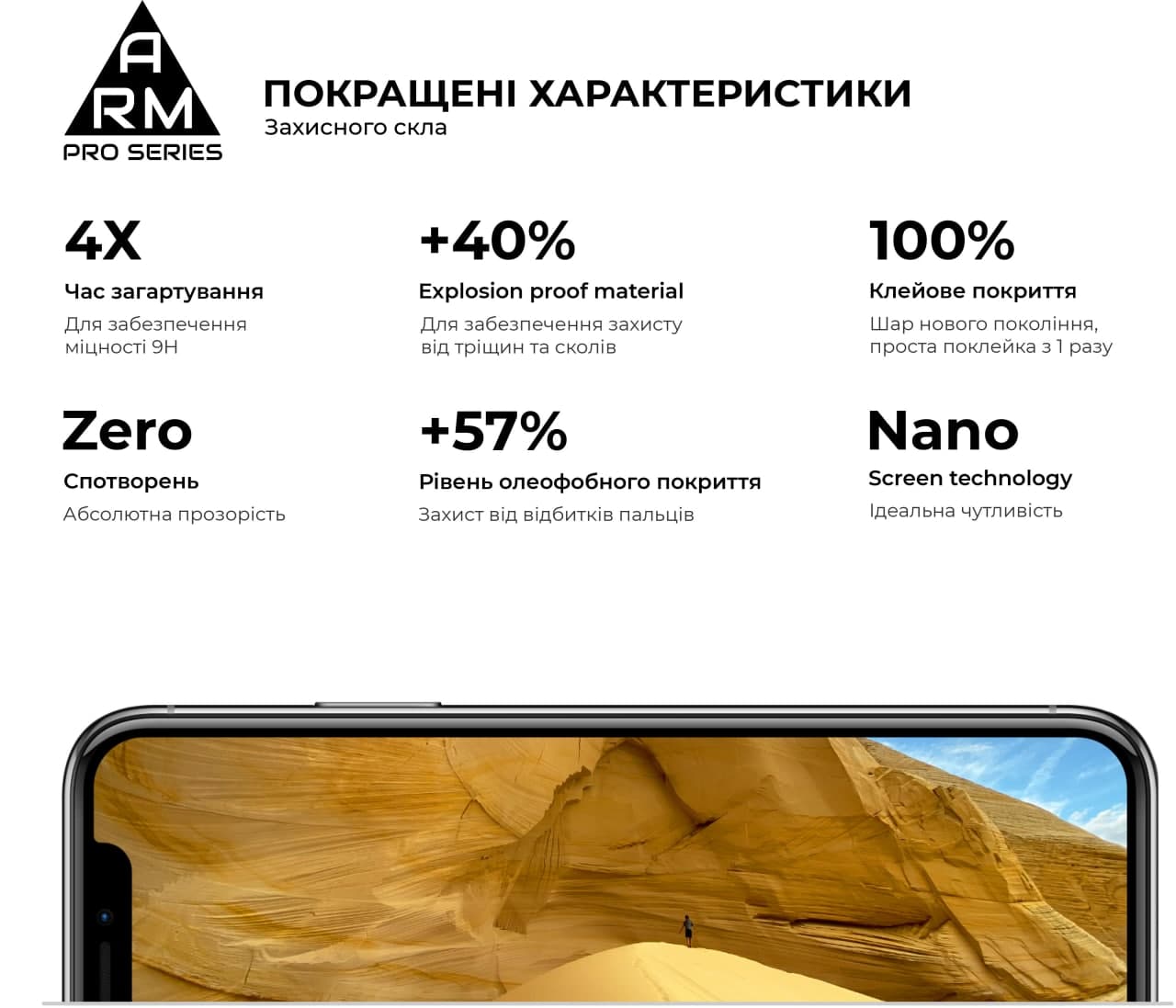 Защитное стекло Armorstandart Pro Samsung S21 Plus Black (ARM58084) (ARM58084) фото №4
